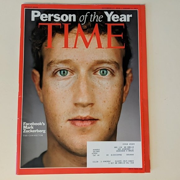 Time Mark Zuckerberg Facebook Person magazine 2010 2011 2013 2014 - Picture 2 of 16